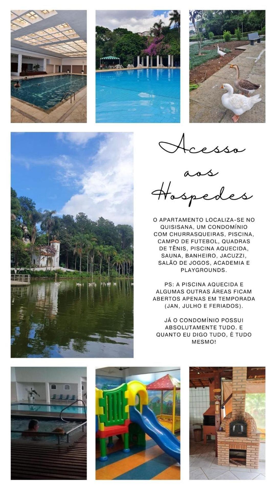 Apartamento Condominio Quisisana Centro Pocos De Caldas Lazer Completo, Uma Estrutura De Resort Buitenkant foto
